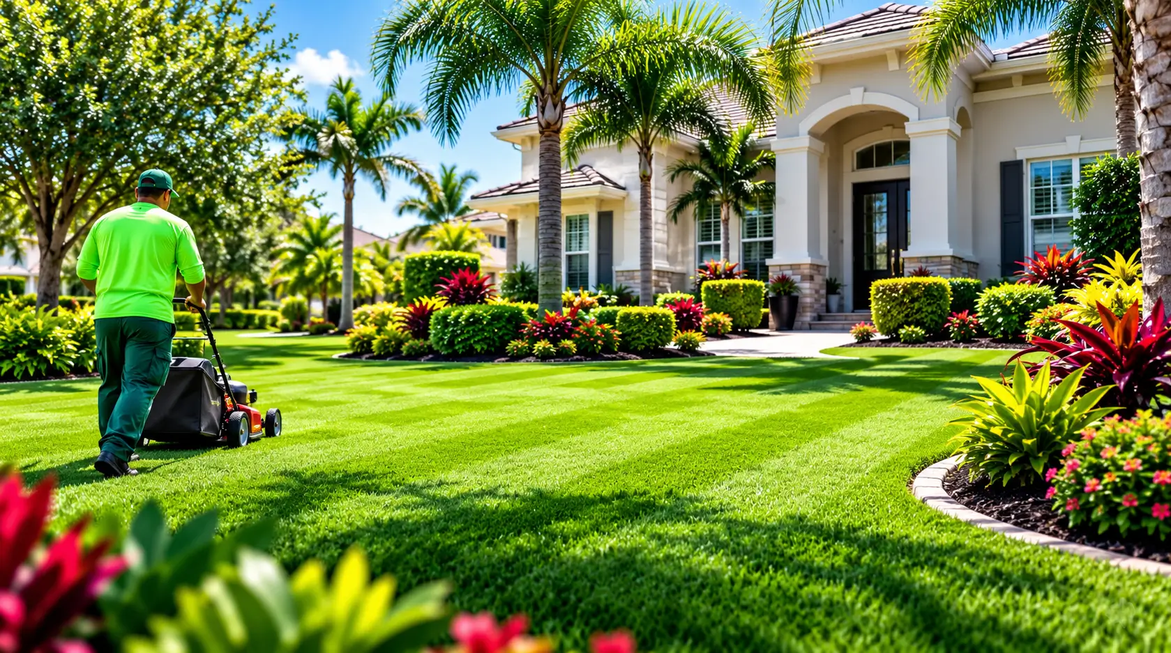 Lawn after service